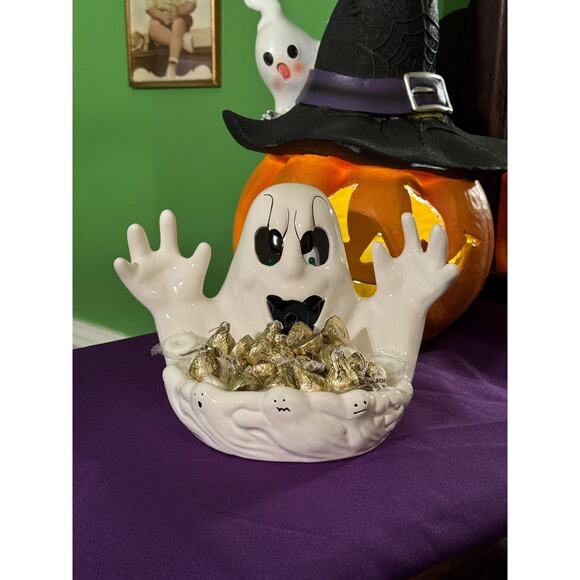 Vintage It's Alive Halloween Screaming Ghost w/ Lights & Sounds - Picture 4 of 9